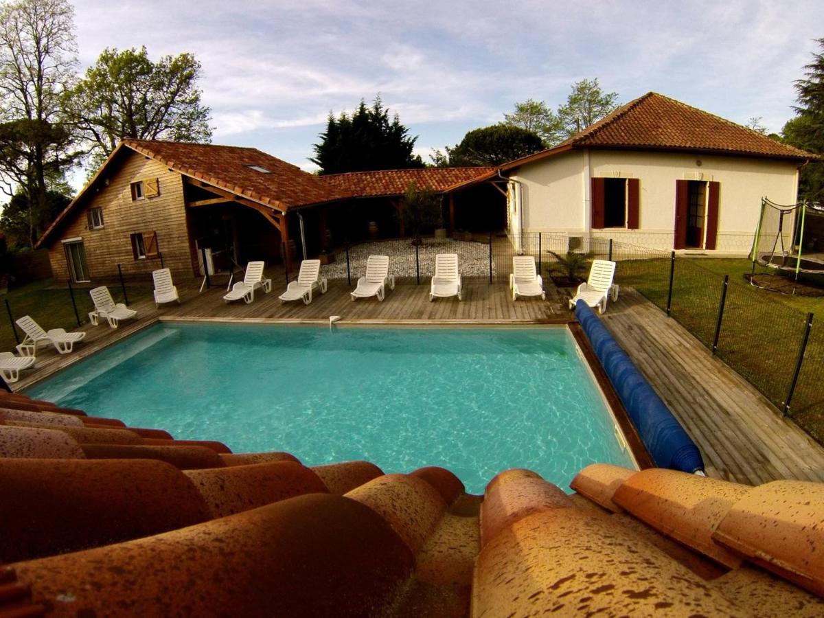 Ensemble De 3 Villas Avec Piscine Chauffee, Esprit Detente Sanguinet Exterior photo